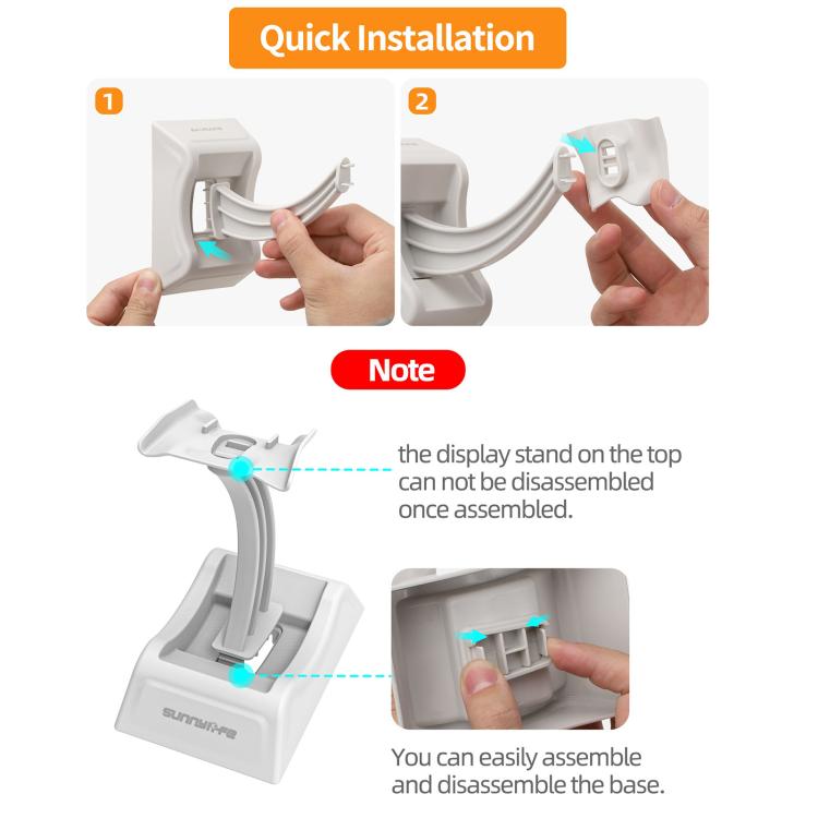 For DJI Flip Sunnylife 2 in 1 Desktop Display Stand Drone Base Mount Exhibition Base Bracket For DJI Flip Sunnylife 2 in 1 Desktop Display Stand Drone Base Mount Exhibition Base Bracket